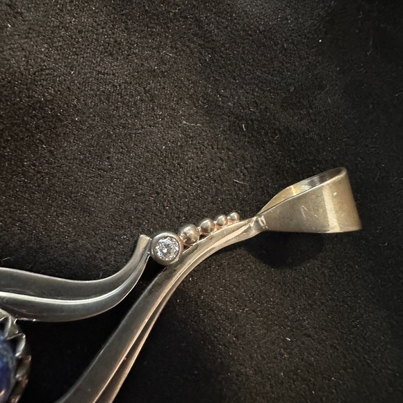 Jay King Silver & Blue Lapis pendant - Picture 3 of 8